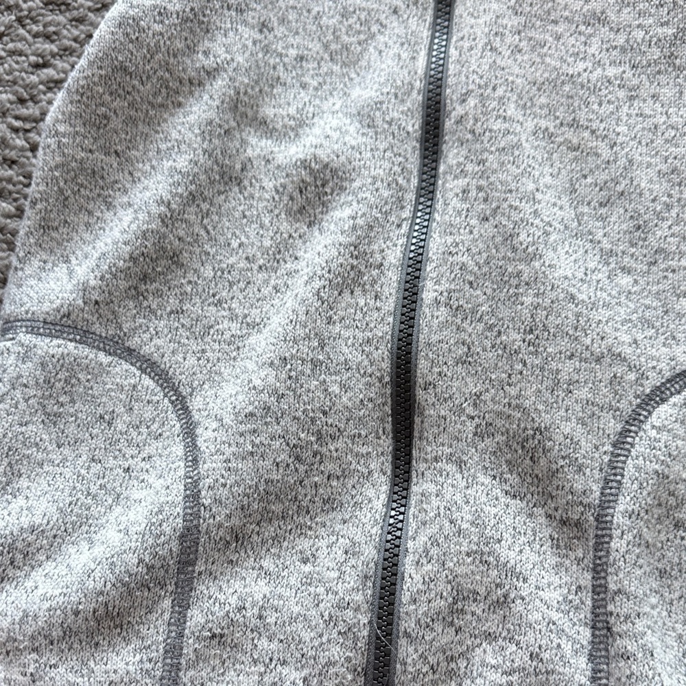 Carter's Gray Fleece Zip Front Vest - Picture 3 of 3